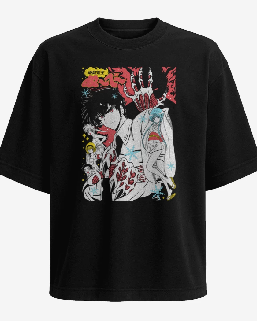 Polera Oversize Negro de Maestro Nube N