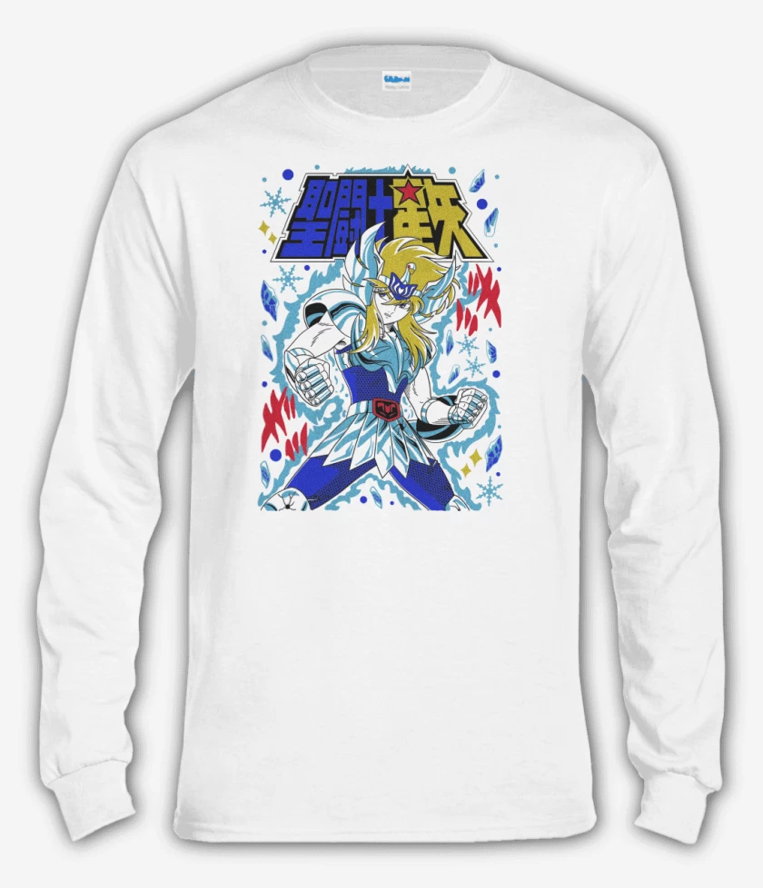 Polera manga larga Blanco de Hyoga de Cisne B