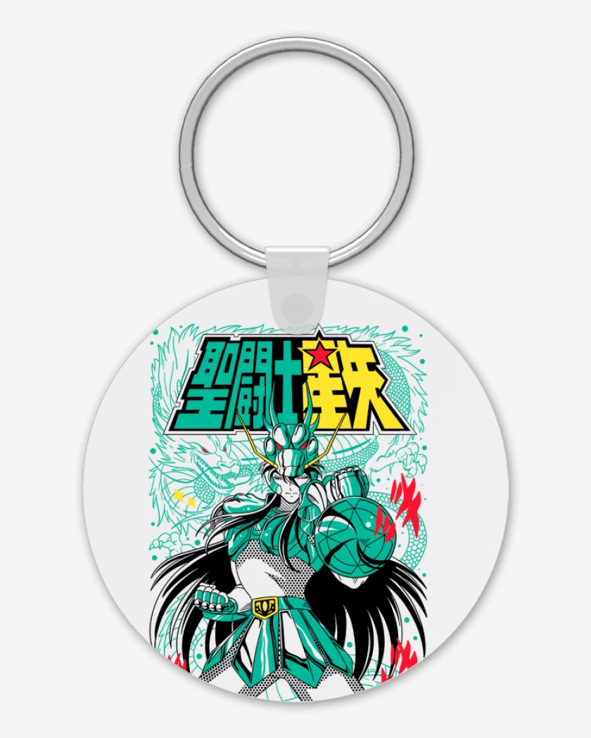 Llavero Blanco de Shiryu de Dragon B