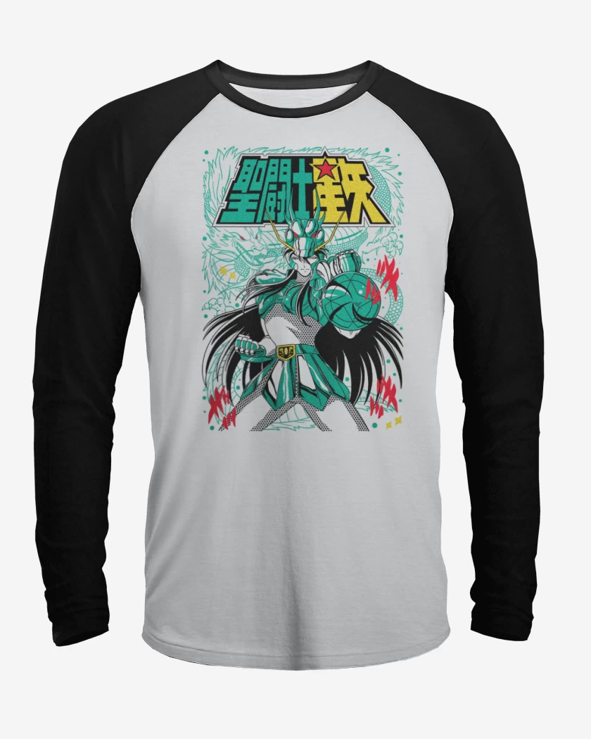 Polera Raglan Shiryu de Dragon B
