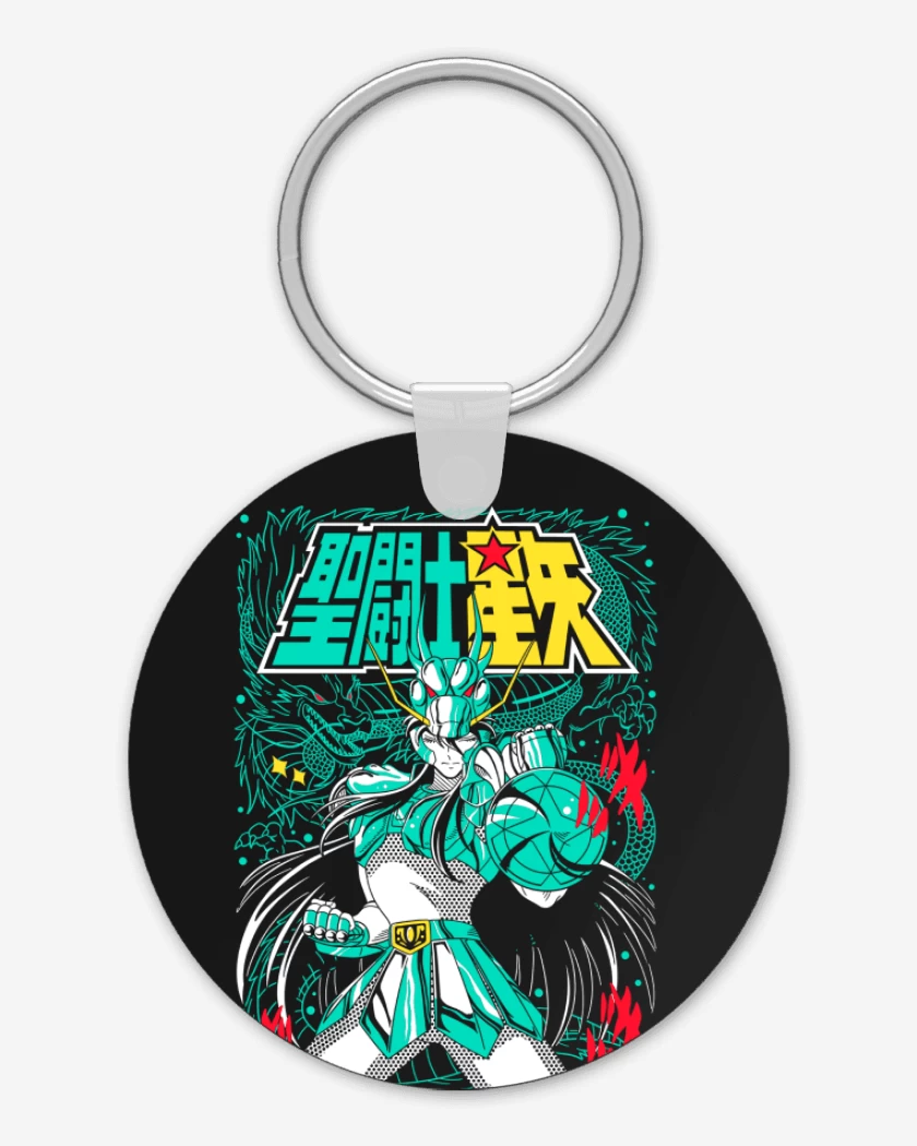 Llavero Negro de Shiryu de Dragon N