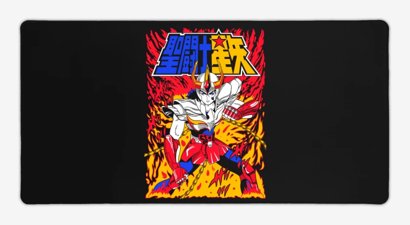Mouse pad Gamer Negro de Ikki de Fenix N 