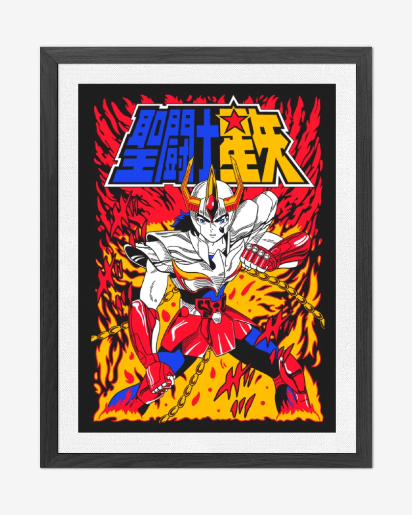 Cuadro decorativo Negro de Ikki de Fenix N 