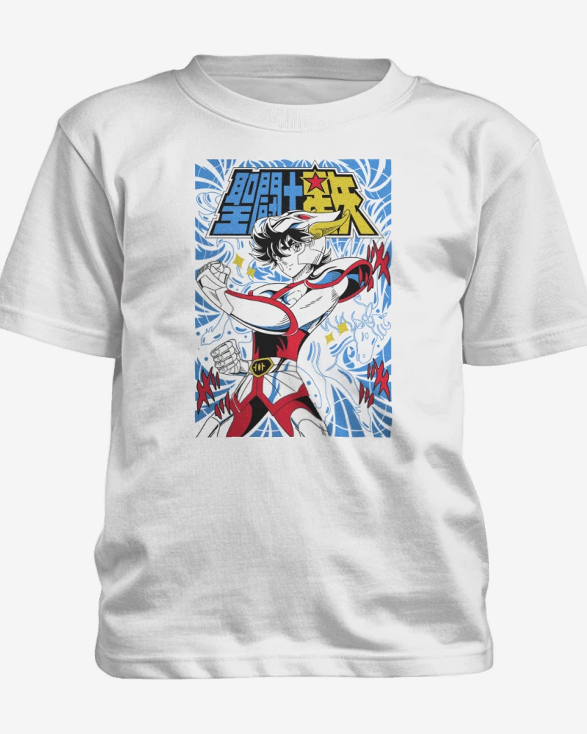 Polera de niño Blanco de Seiya de Pegaso B