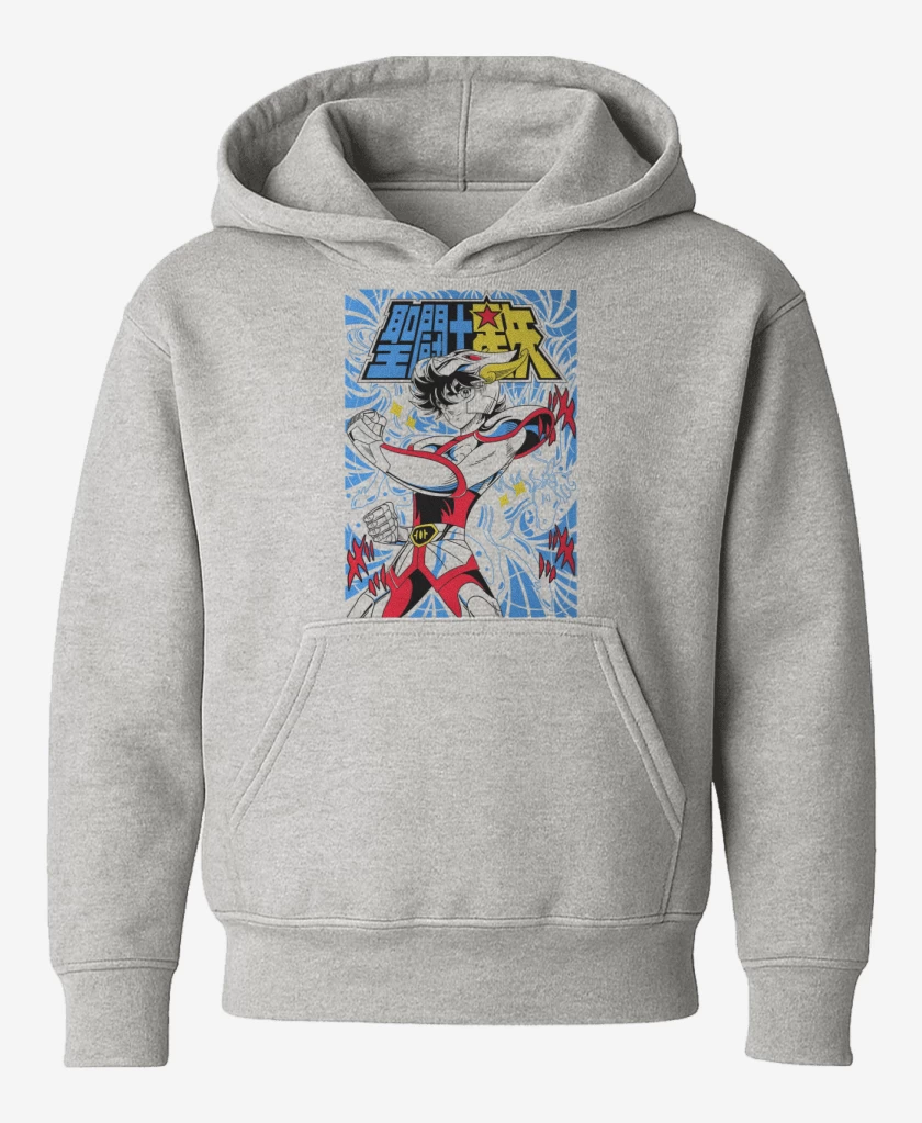 Poleron de niño Gris Melange de Seiya de Pegaso B