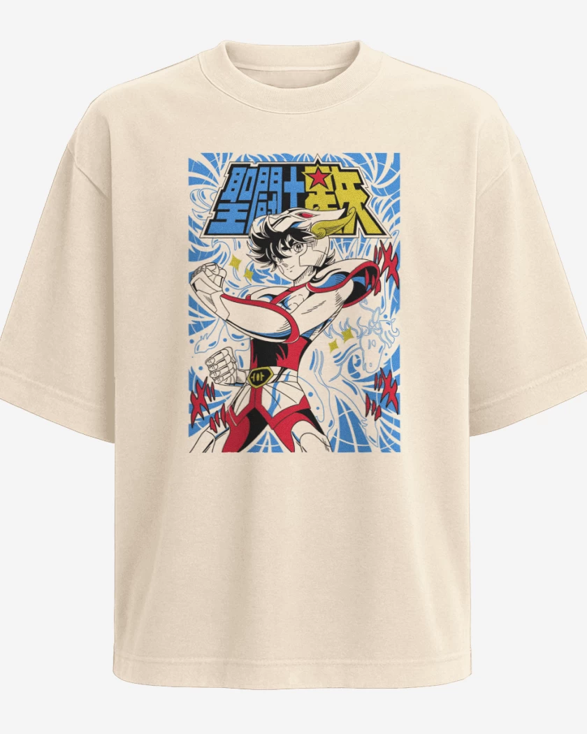 Polera Oversize Beige de Seiya de Pegaso B
