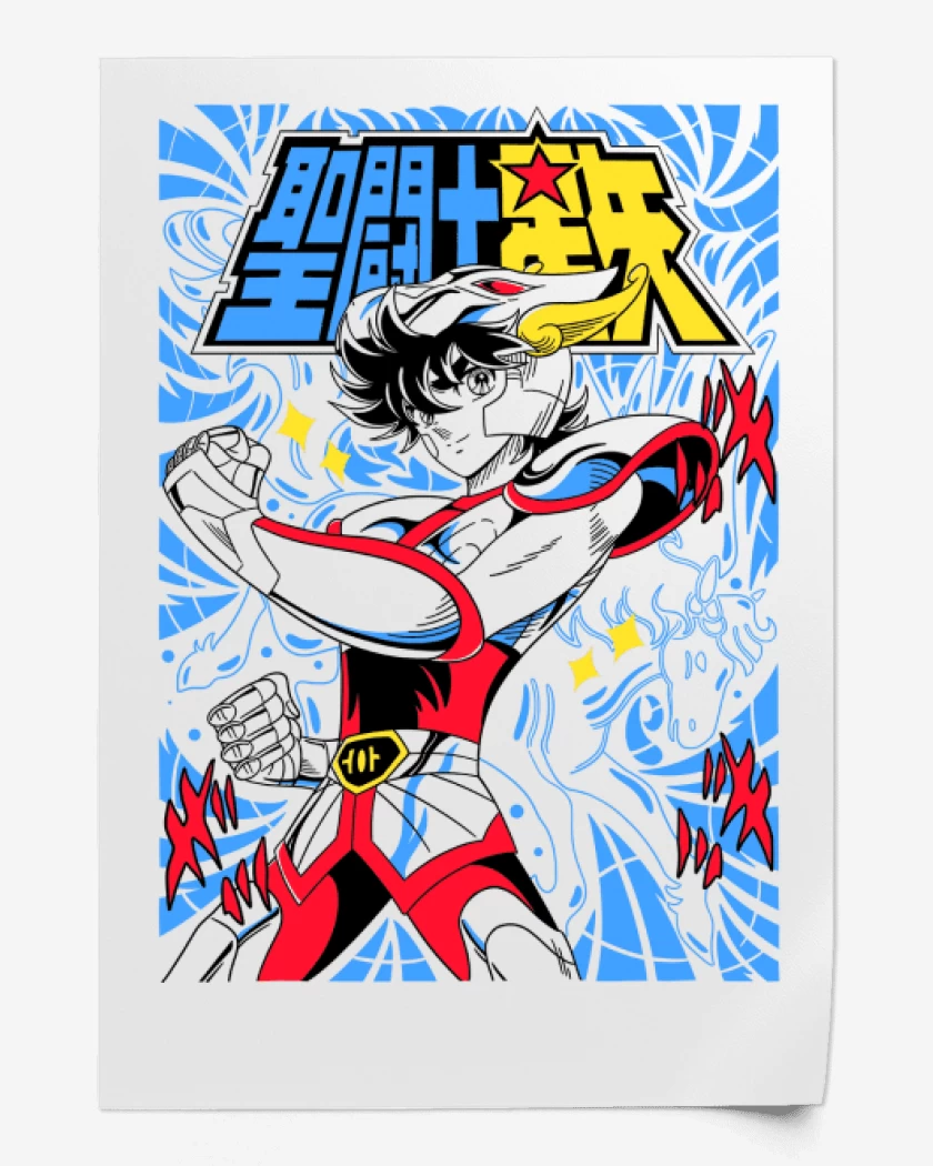 Print Seiya de Pegaso B