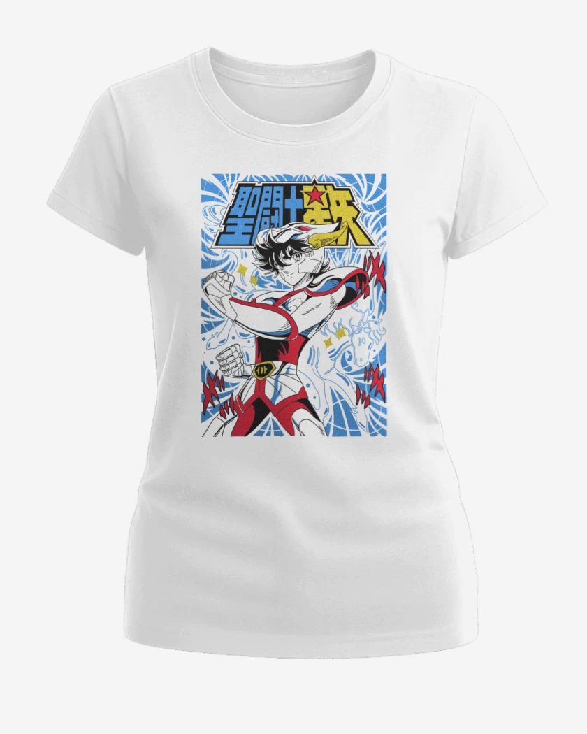 Polera de Mujer Blanco de Seiya de Pegaso B