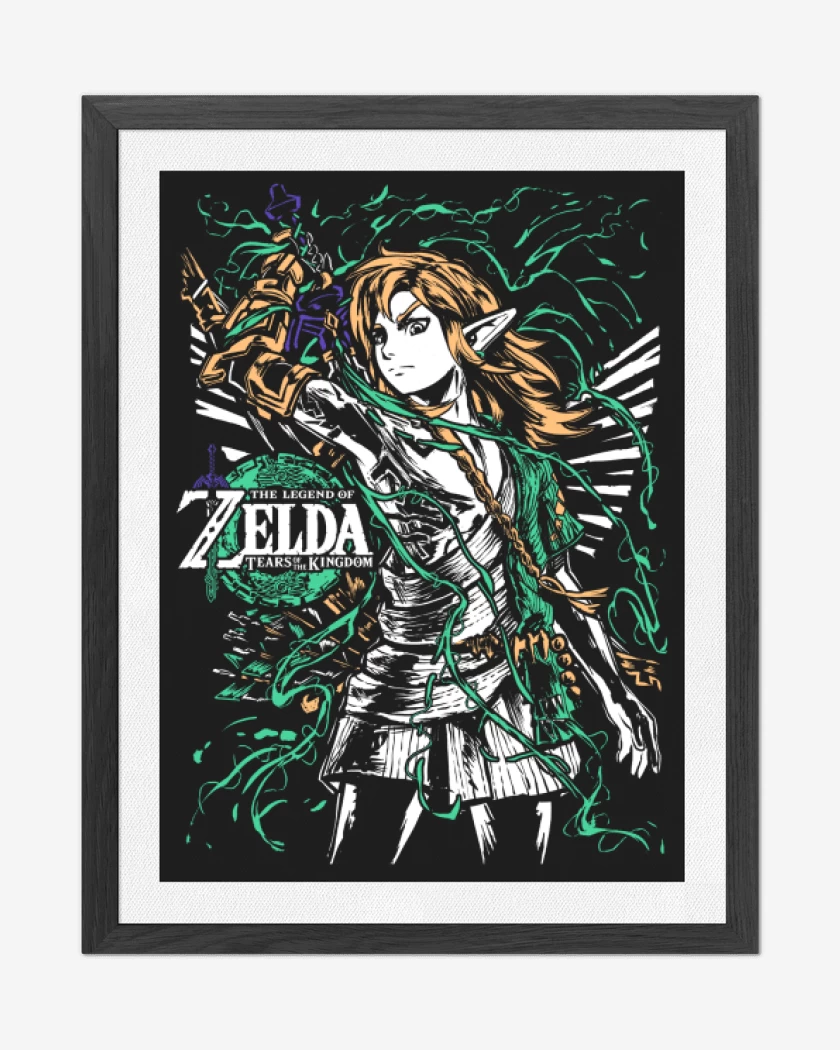 Cuadro decorativo La Leyenda de Hyrule 