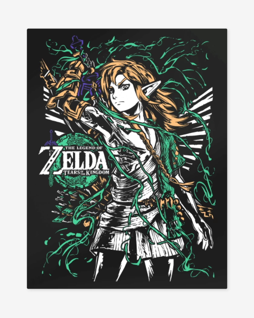 Print metalico La Leyenda de Hyrule 