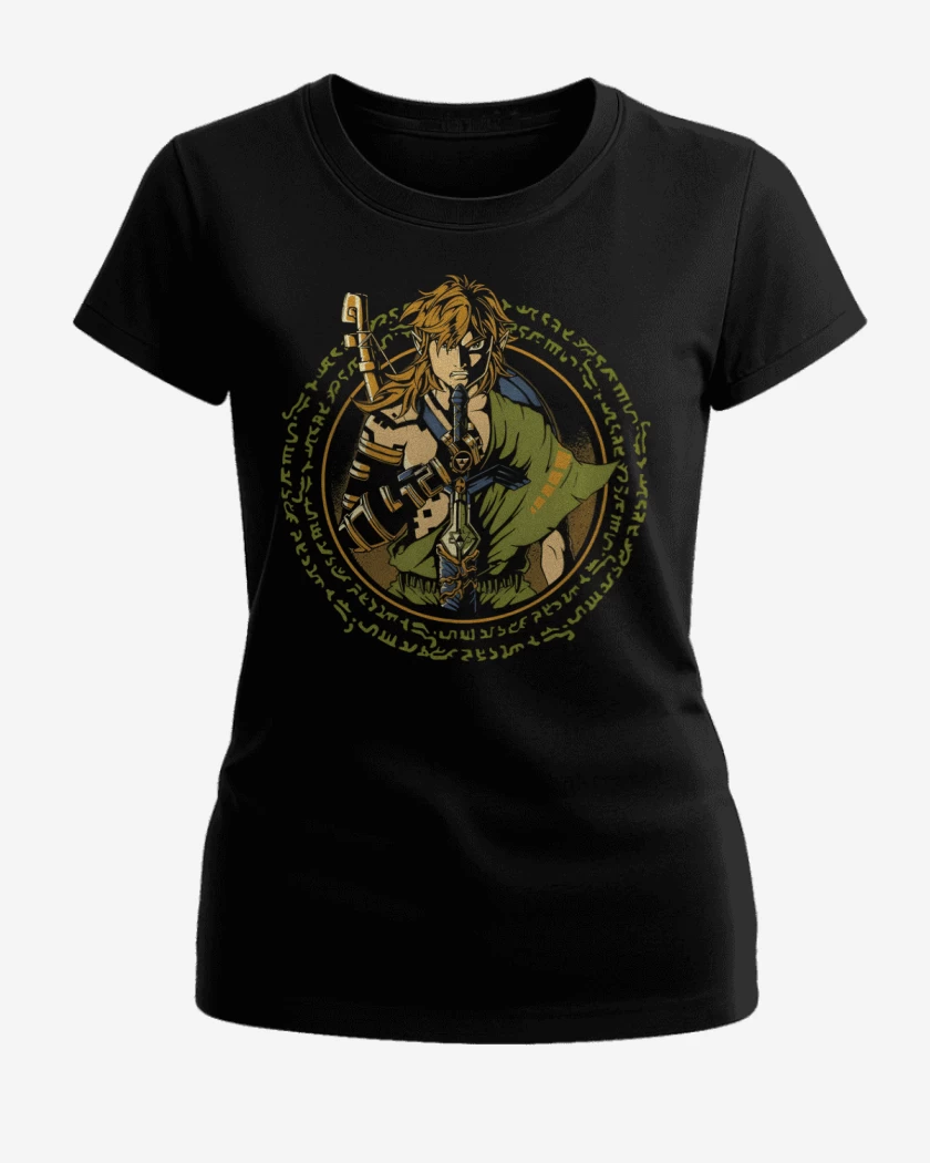 Polera de Mujer Negro de Protector del Reino