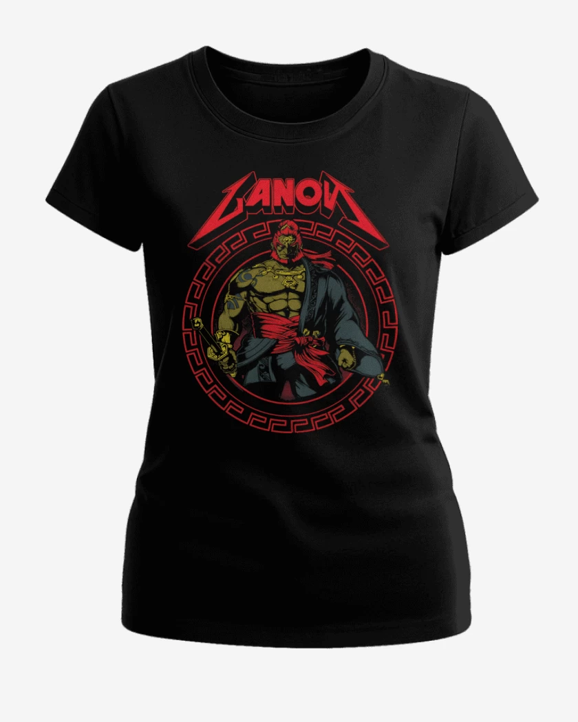 Polera de Mujer Negro de Ganon de Gerudo