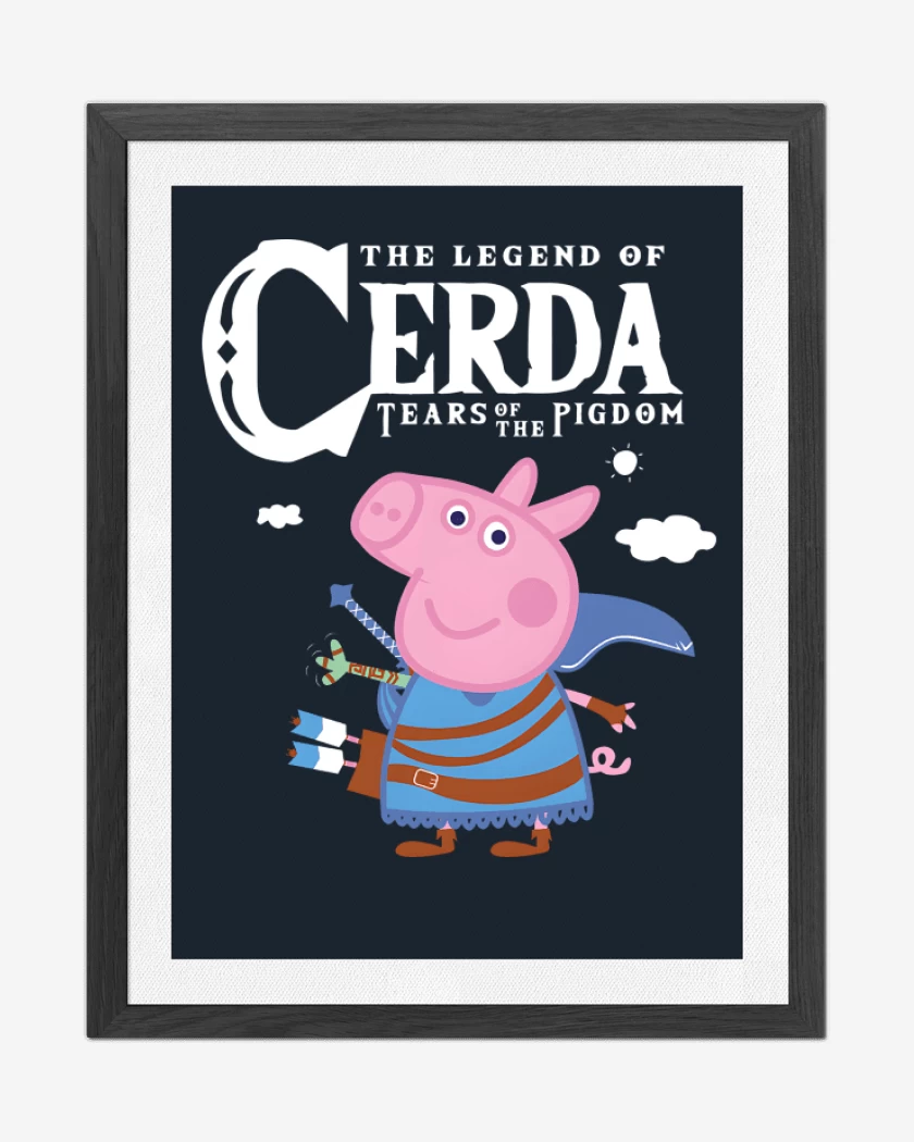 Cuadro decorativo Azul Marino de The Legend of Cerda