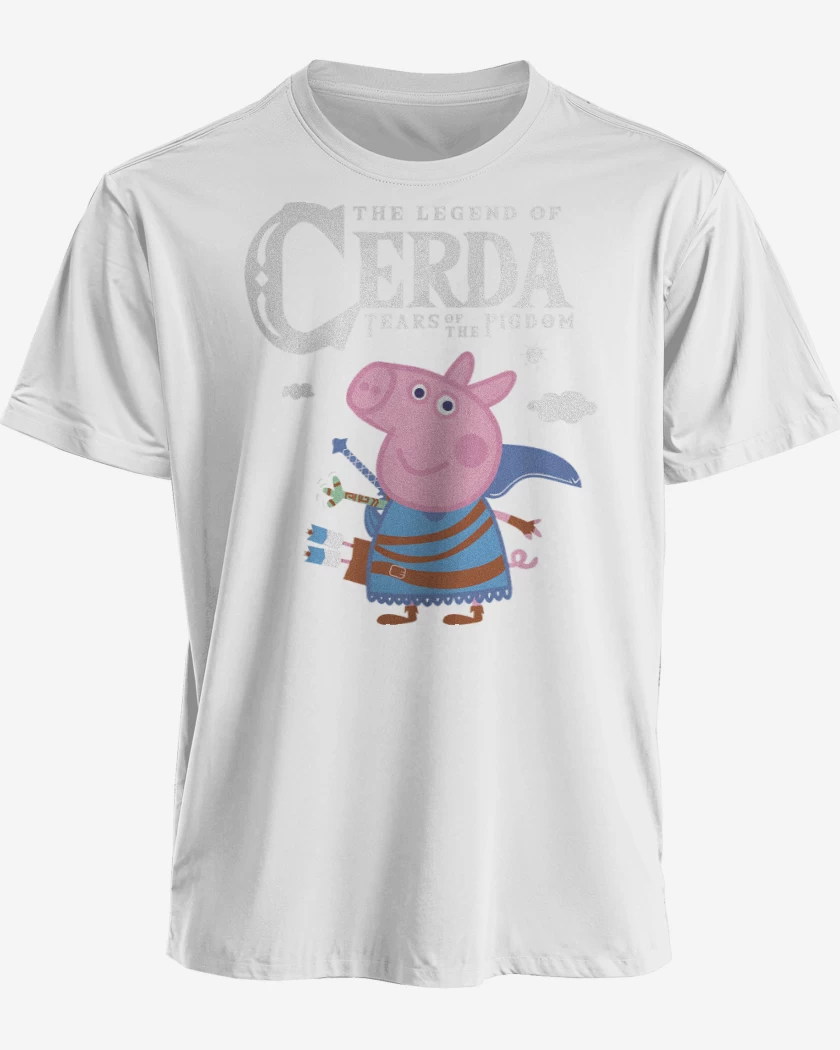 Polera premium Blanco de The Legend of Cerda