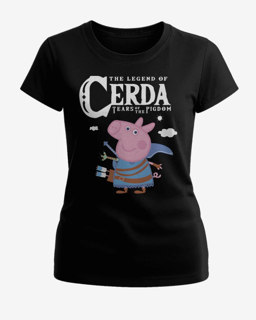 Polera de Mujer Negro de The Legend of Cerda