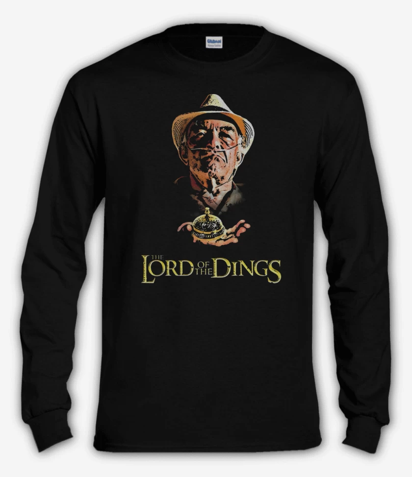 Polera manga larga Negro de The Lord of the Dings