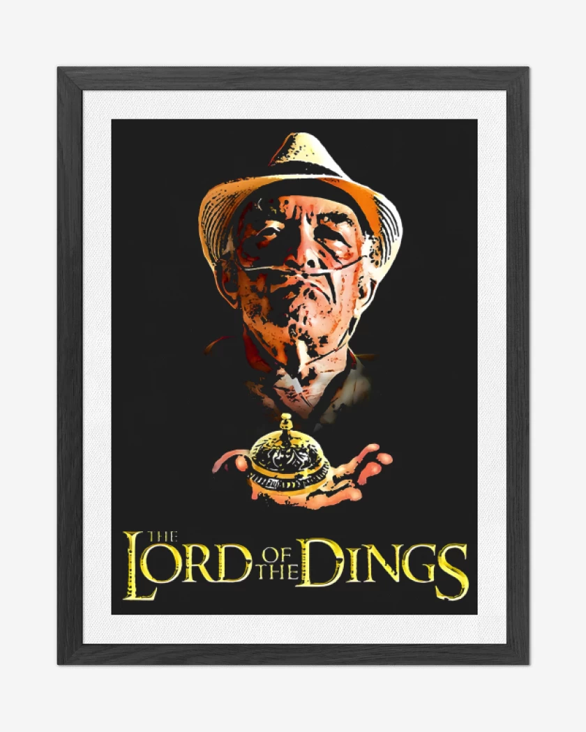 Cuadro decorativo Negro de The Lord of the Dings