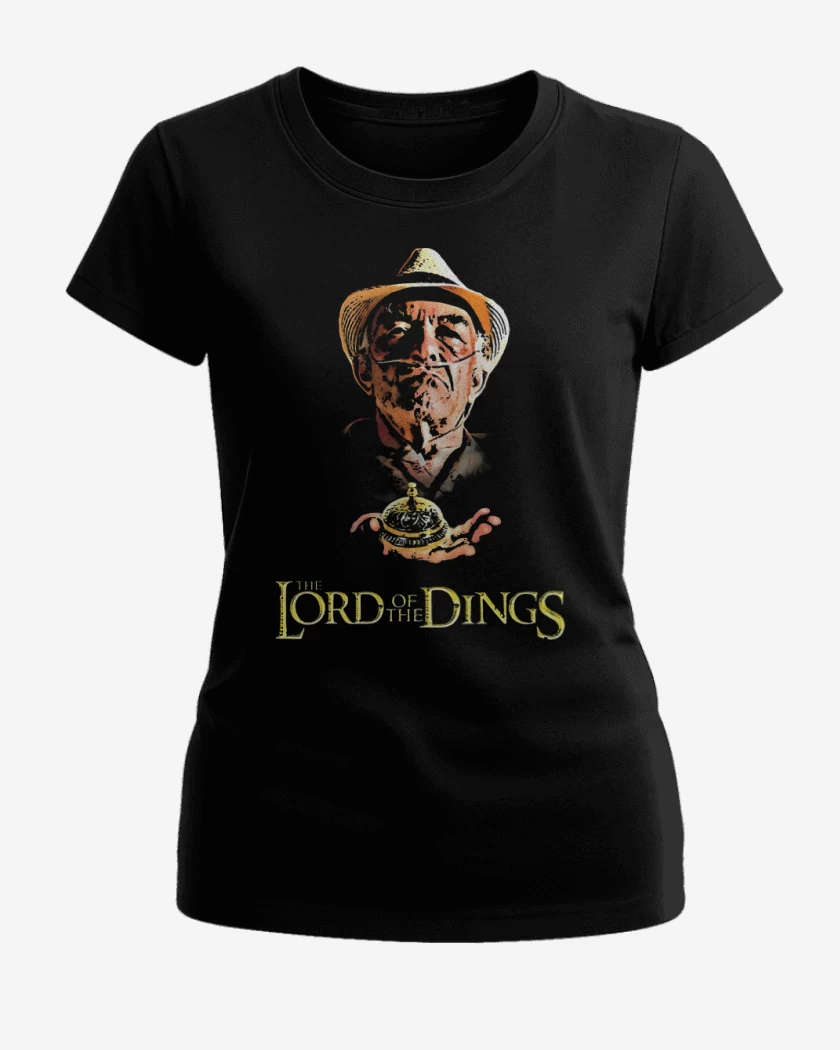 Polera de Mujer Negro de The Lord of the Dings
