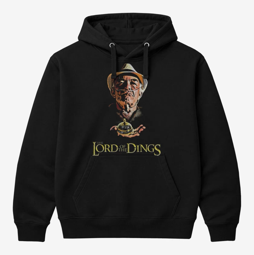 Polerón Canguro Negro de The Lord of the Dings