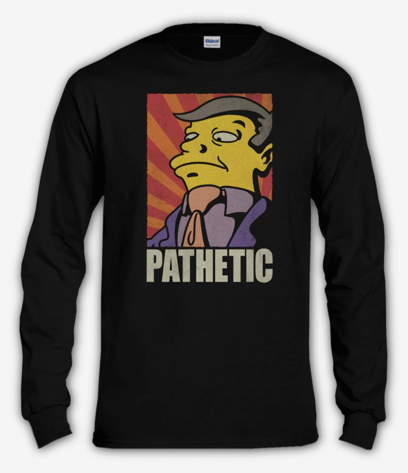 Polera manga larga Negro de Pathetic