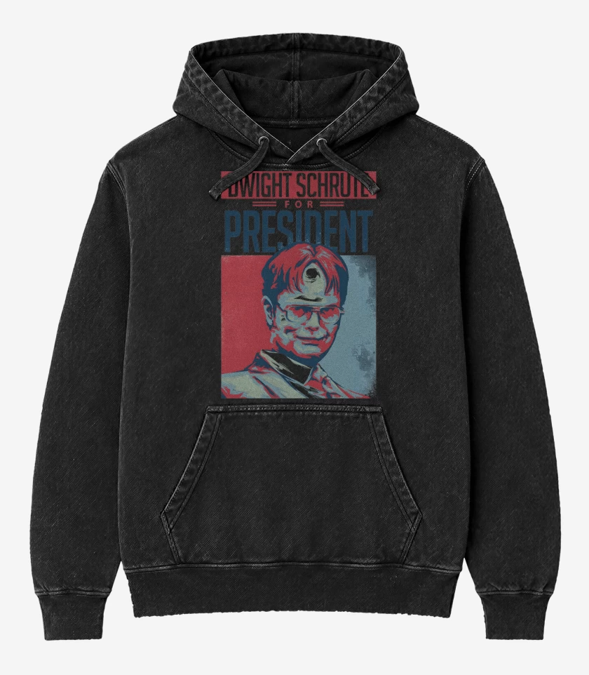 Poleron Canguro Acid Wash Dwight Presidente