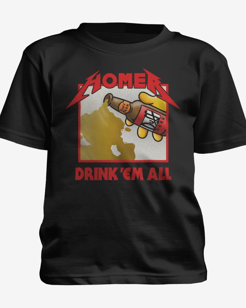 Polera de niño Negro de Drink Em All