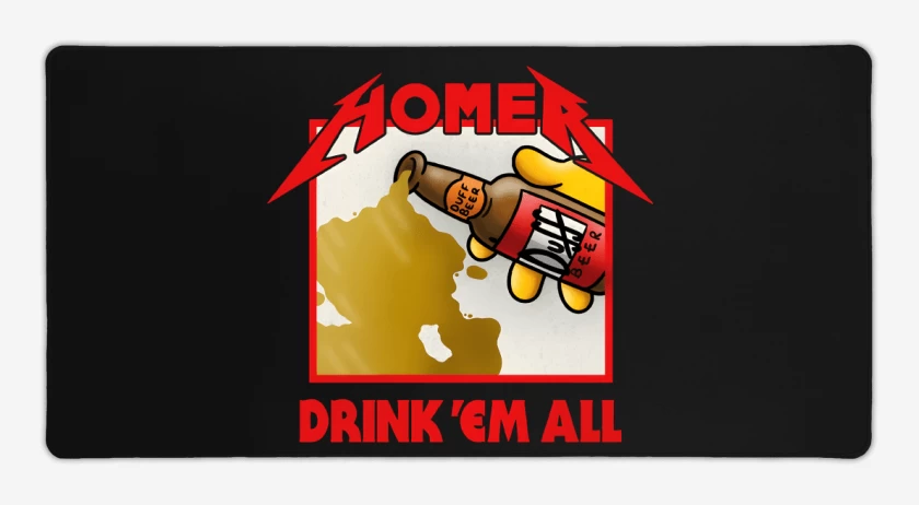 Mouse pad Gamer Drink Em All