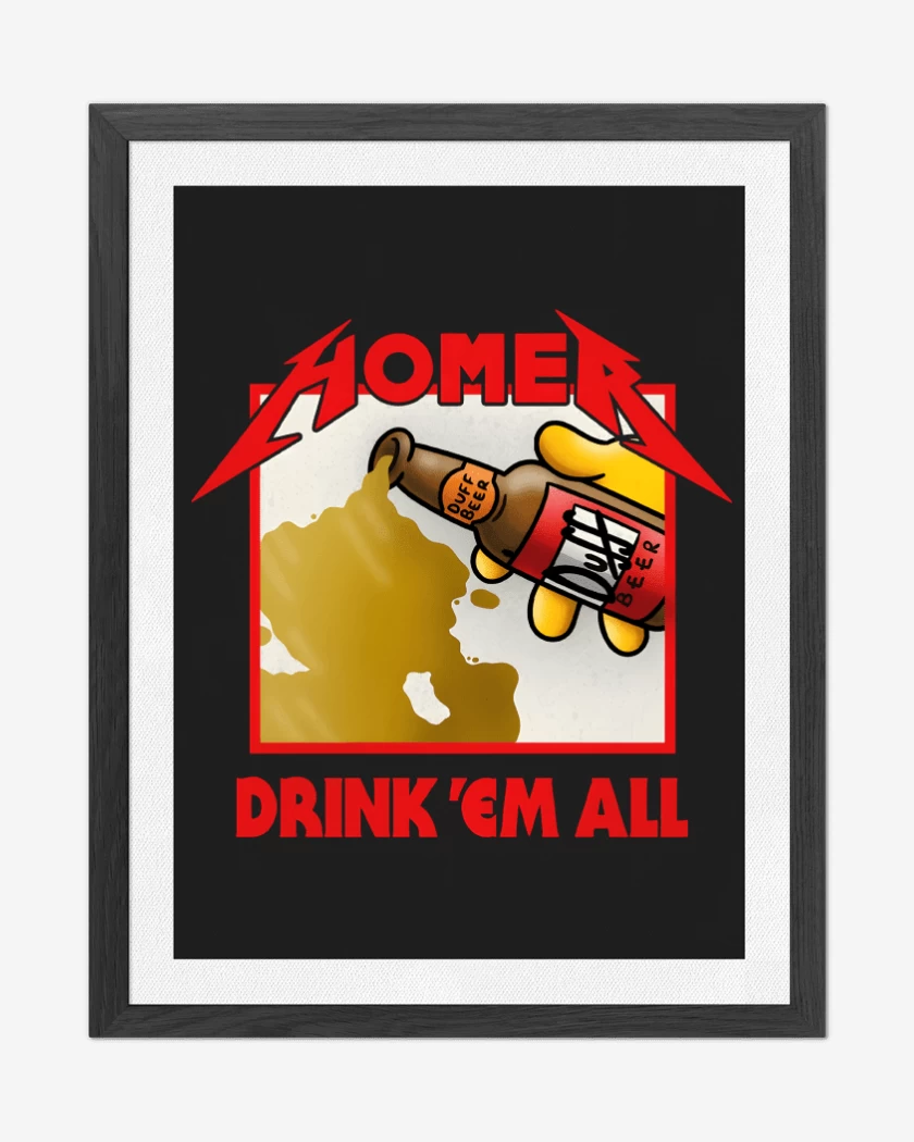 Cuadro decorativo Drink Em All
