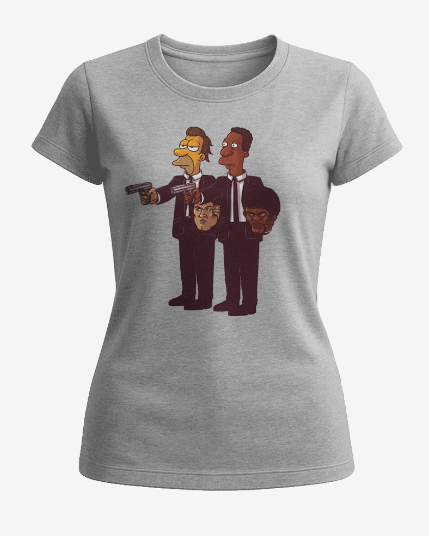 Polera de Mujer Gris Melange de True Pulp