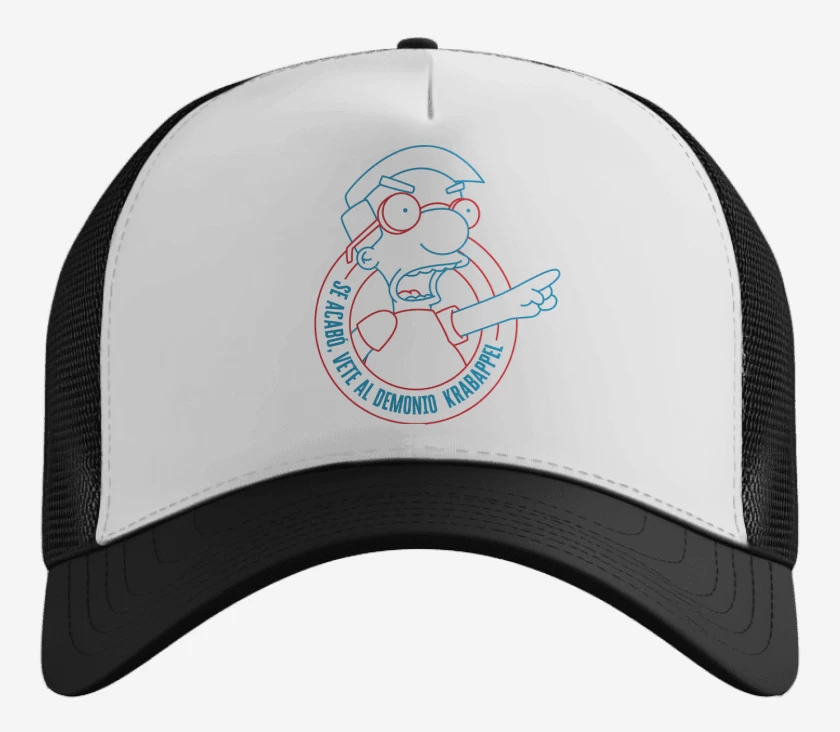 Gorro Blanco de Vete al Demonio Krabappel