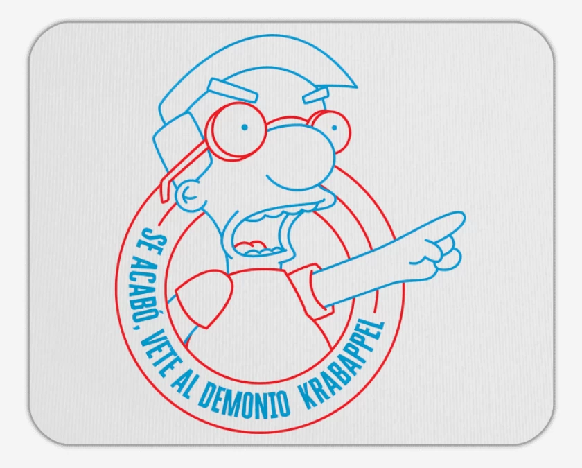 Mousepad Vete al Demonio Krabappel
