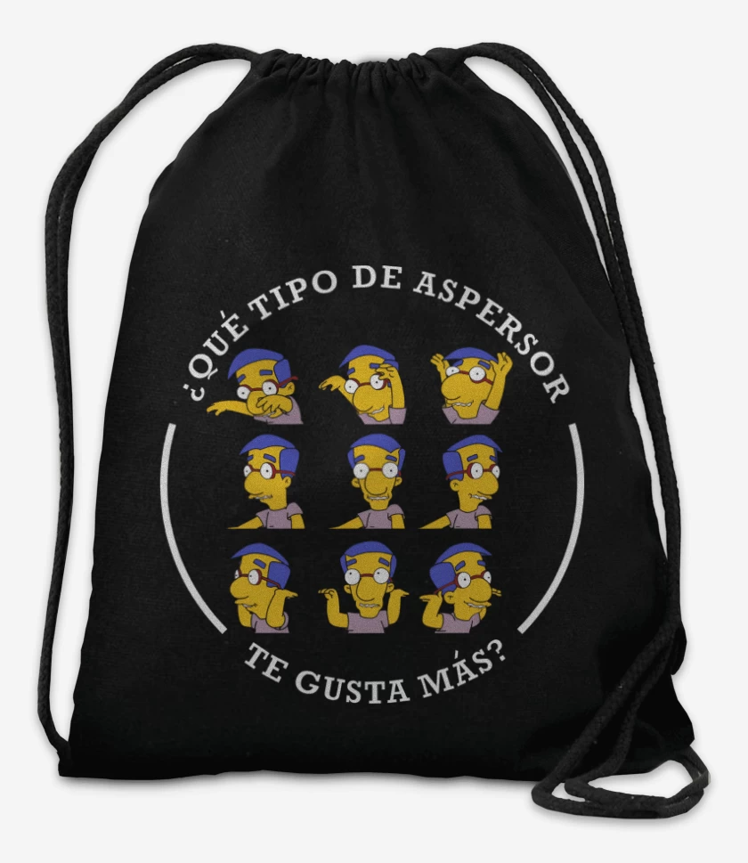 Mochila Negro de El Aspersor
