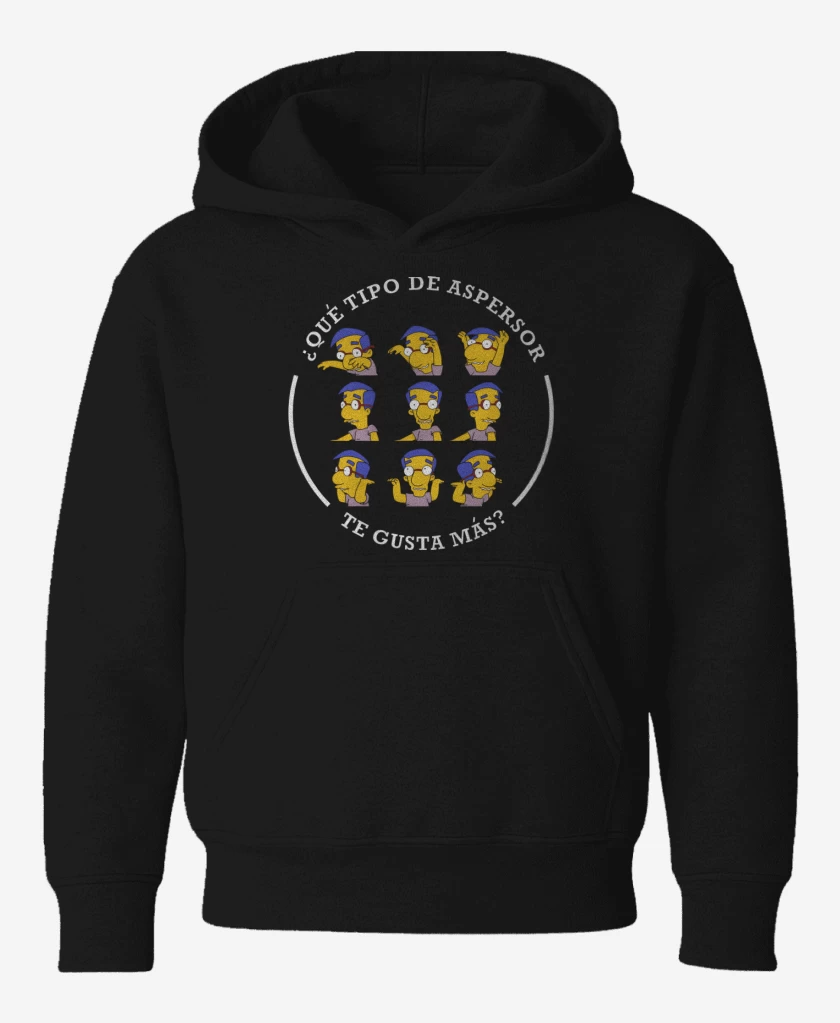 Poleron de niño Negro de El Aspersor