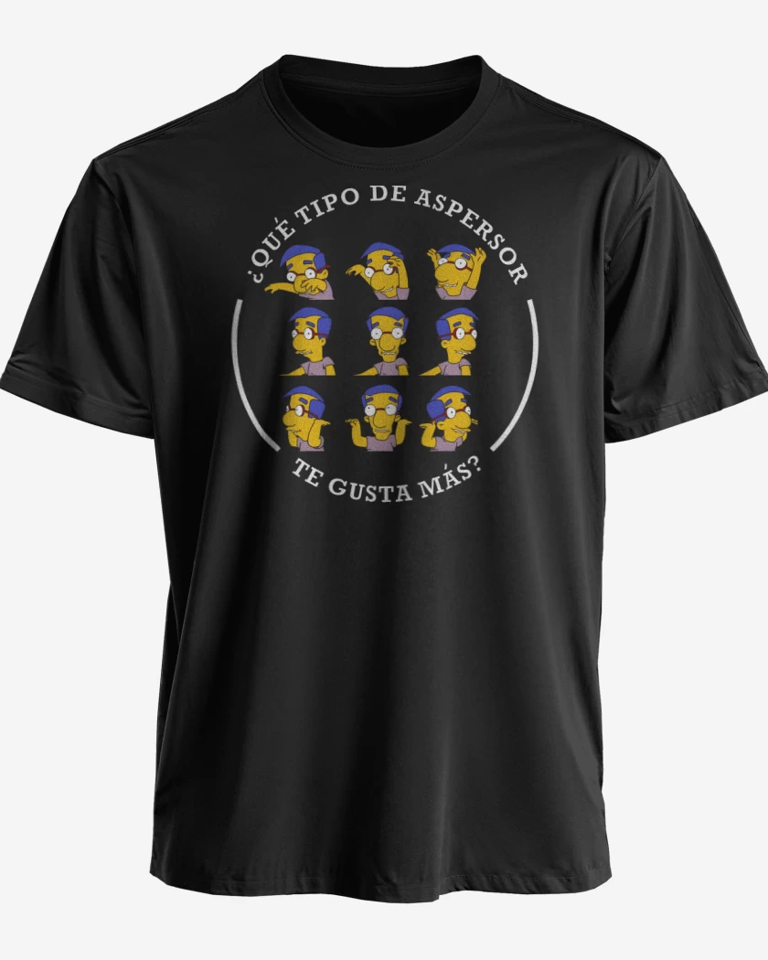 Polera premium Negro de El Aspersor