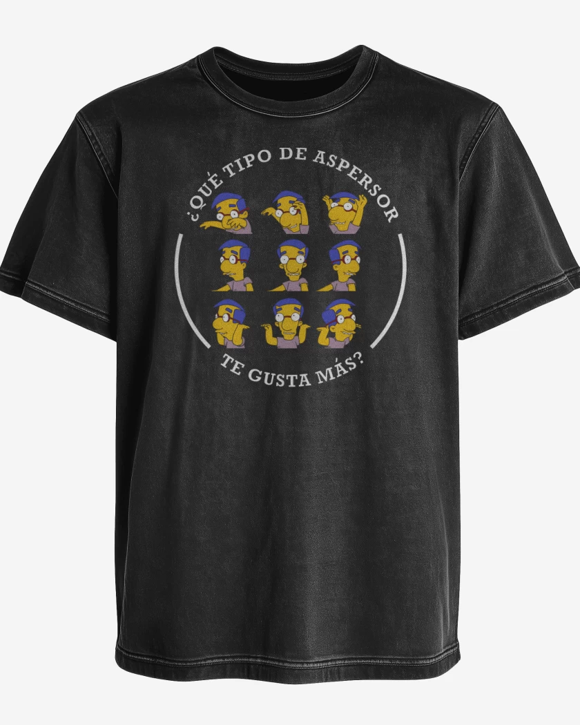 Polera desgastada El Aspersor