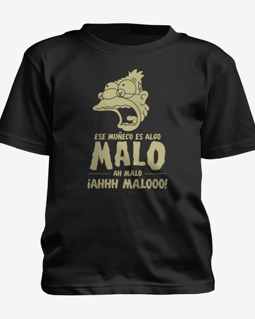 Polera de niño Negro de Malo Maloo Malooo