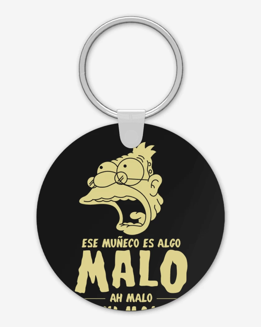 Llavero Negro de Malo Maloo Malooo