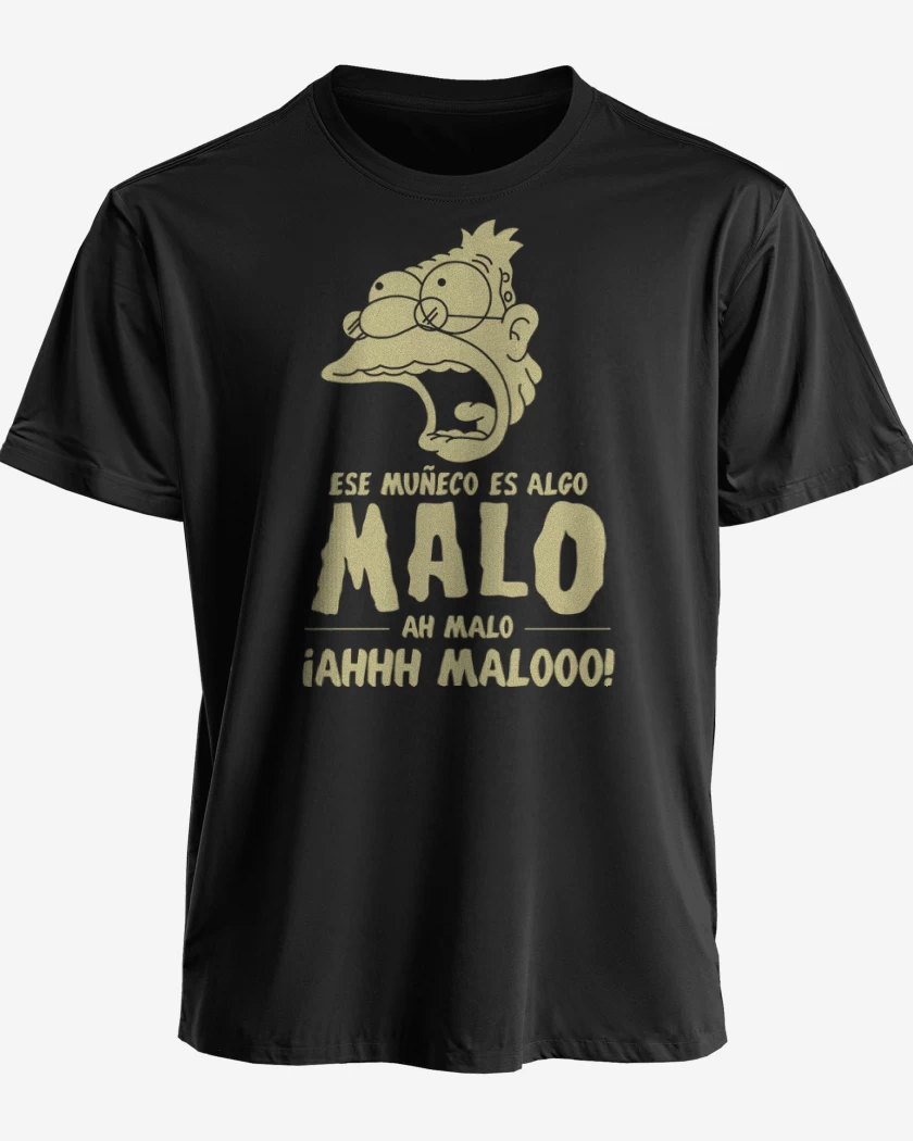 Polera premium Negro de Malo Maloo Malooo