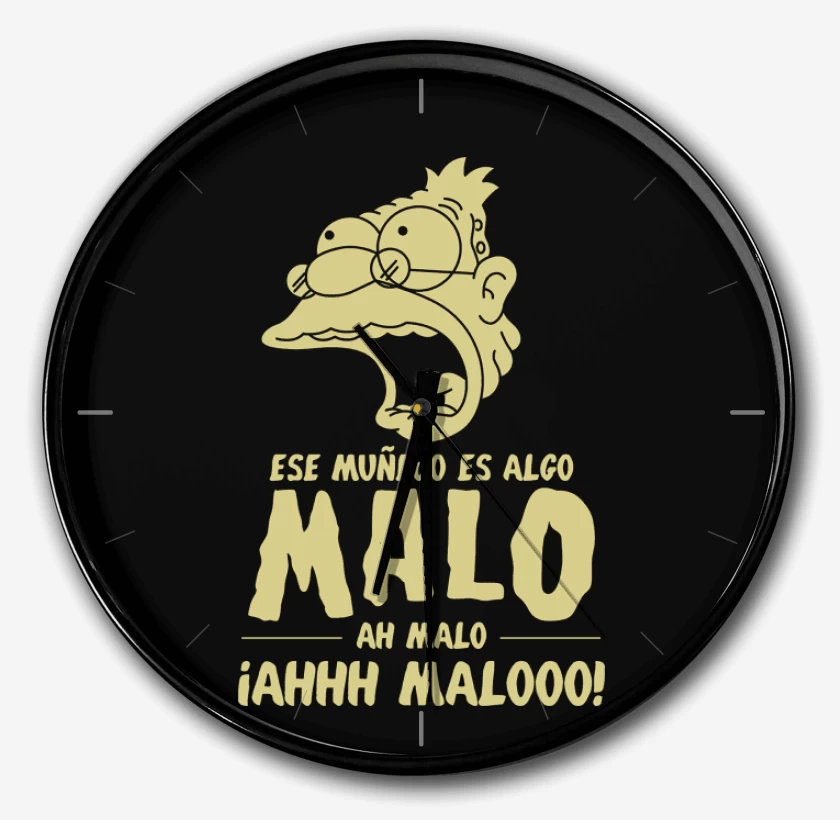 Reloj Negro de Malo Maloo Malooo