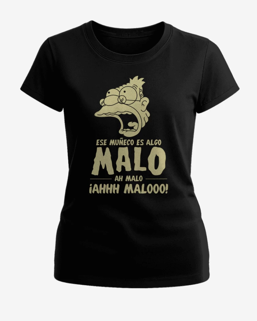 Polera de Mujer Negro de Malo Maloo Malooo