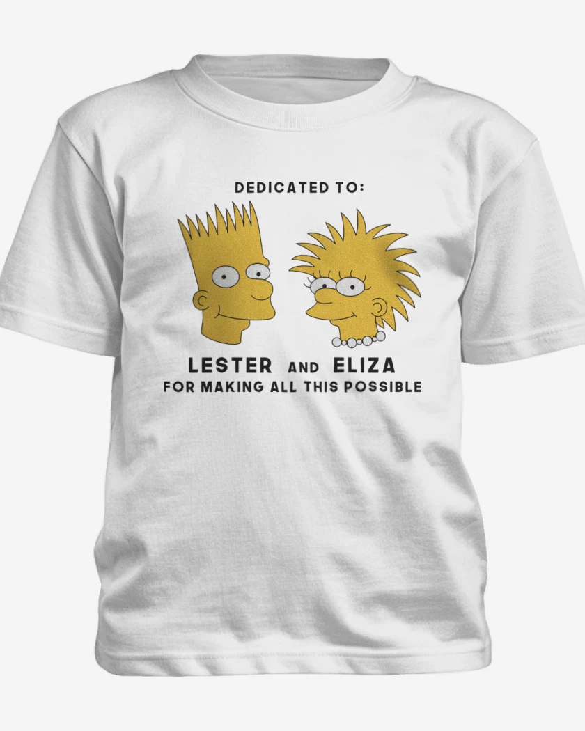 Polera de niño Blanco de Lester & Eliza