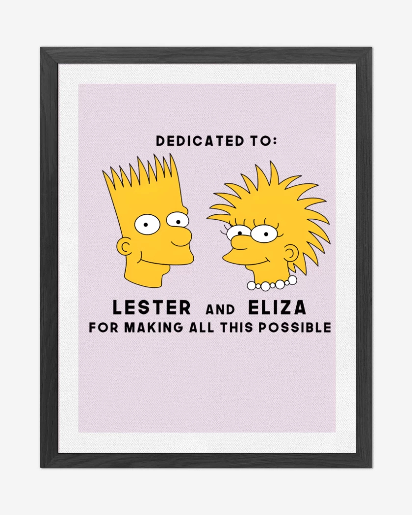 Cuadro decorativo Rosa Pastel de Lester & Eliza