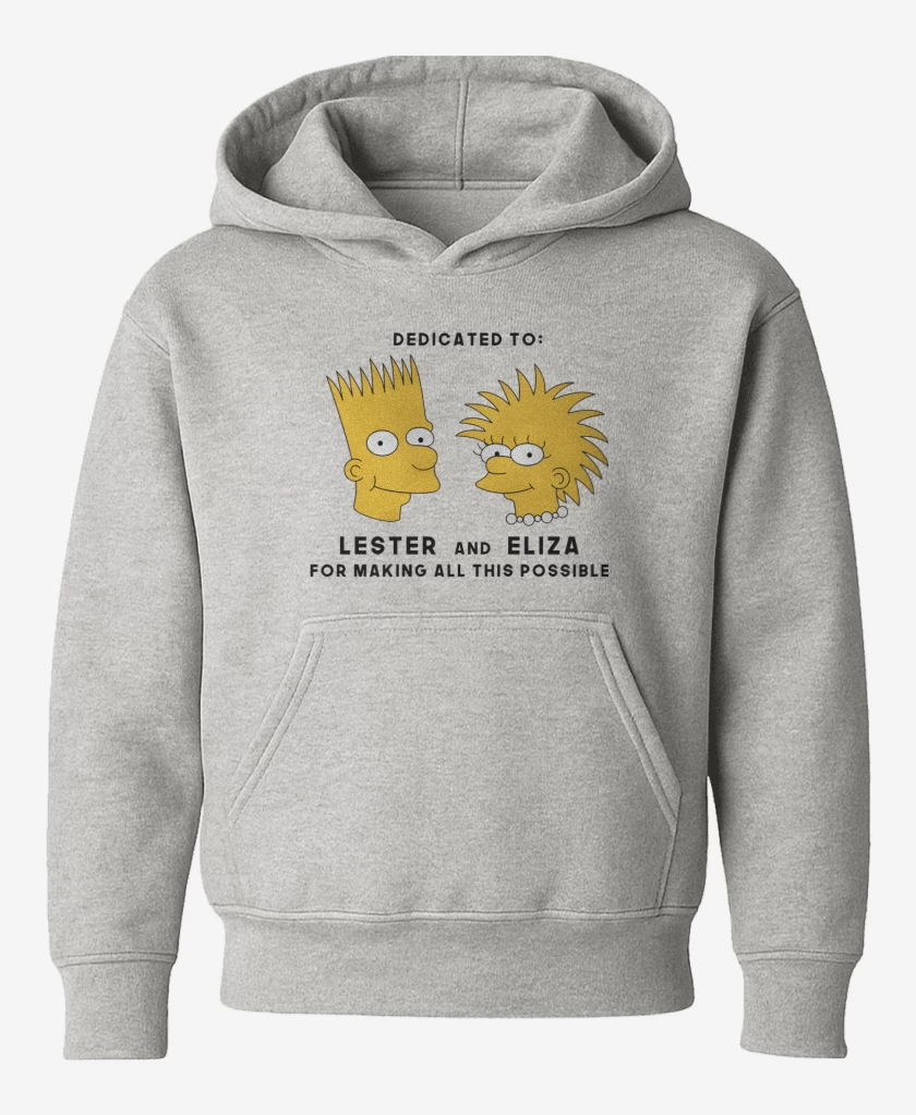 Poleron de niño Gris Melange de Lester & Eliza