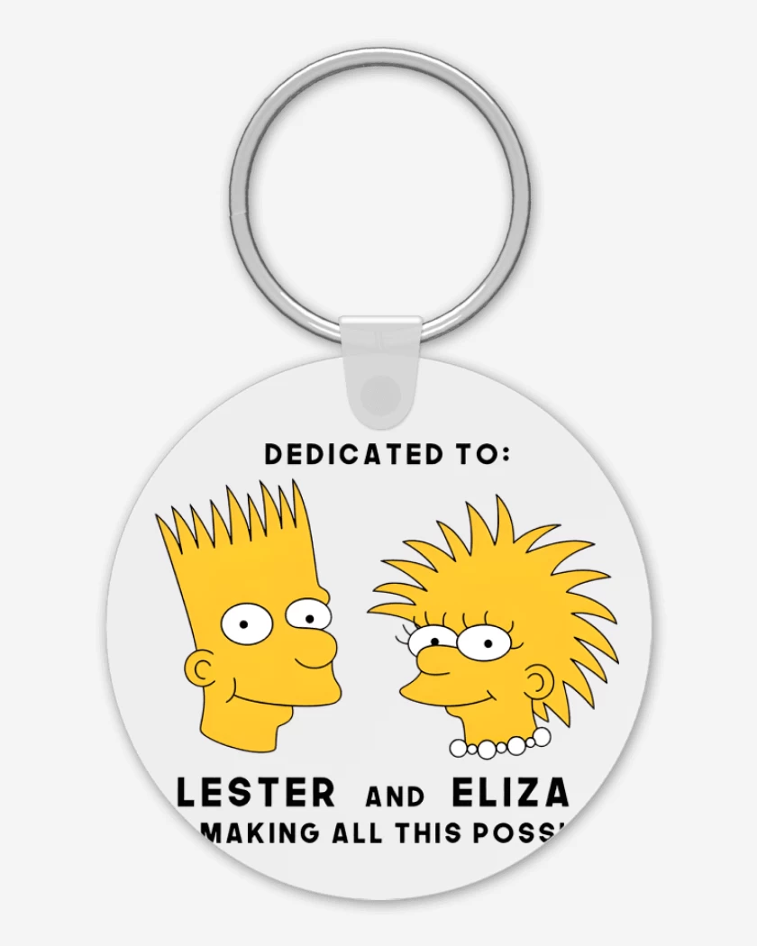 Llavero Lester & Eliza