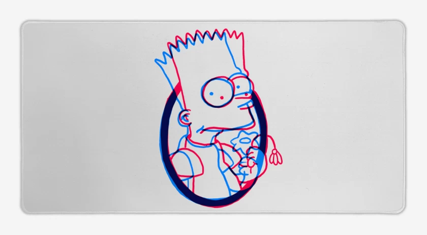 Mouse pad Gamer Feliz Triste
