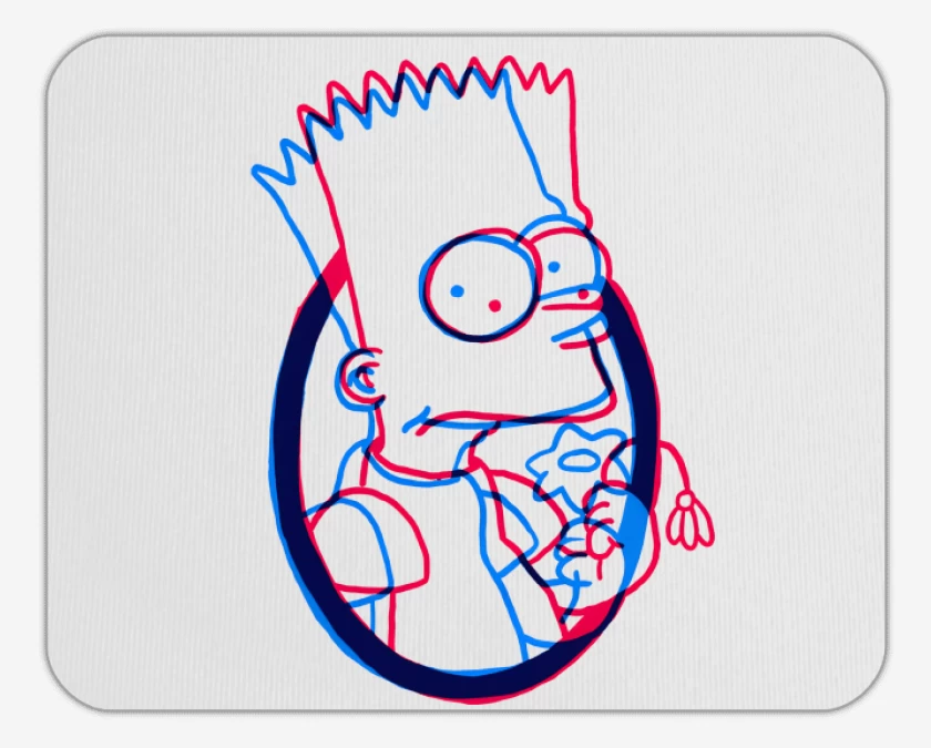 Mousepad Feliz Triste