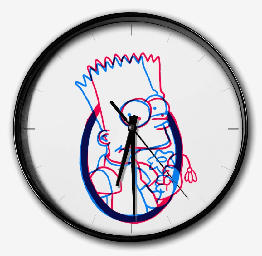 Reloj Blanco de Feliz Triste