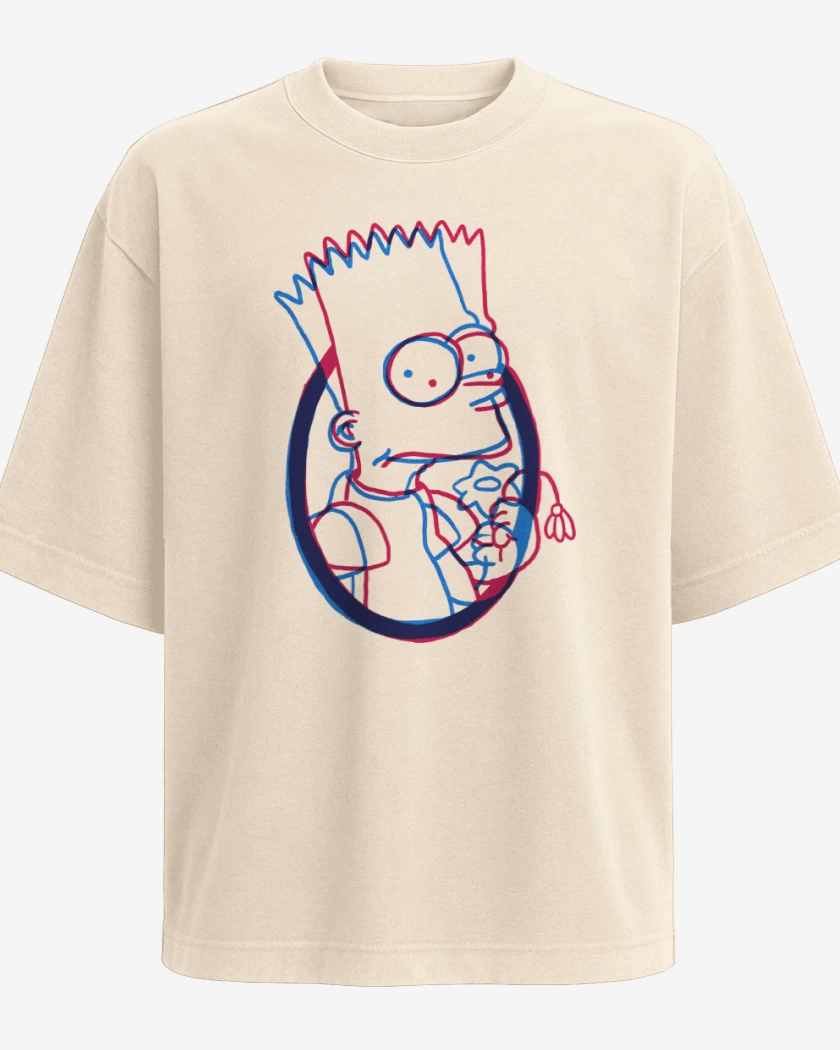 Polera Oversize Beige de Feliz Triste