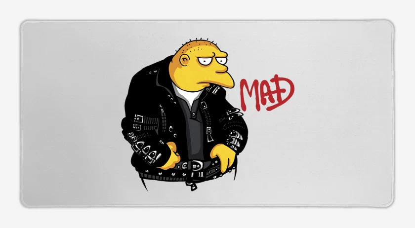 Mouse pad Gamer Blanco de MAD