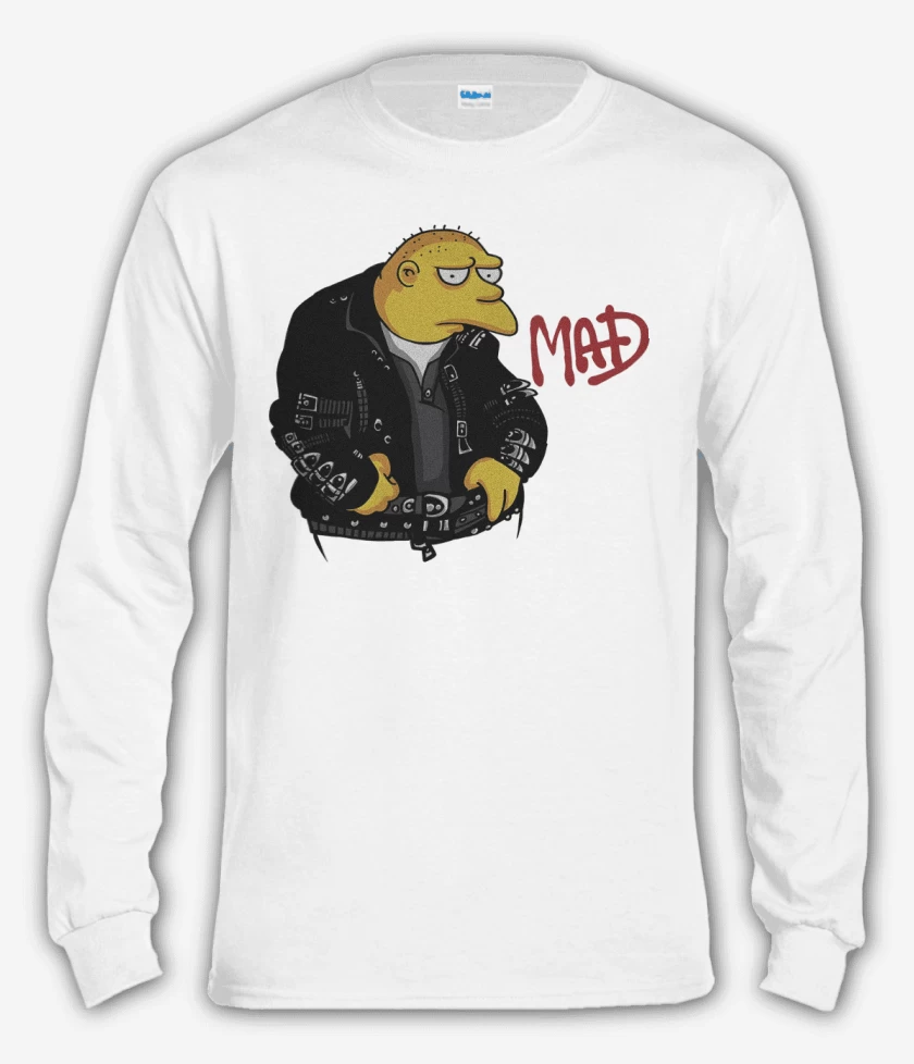 Polera manga larga Blanco de MAD